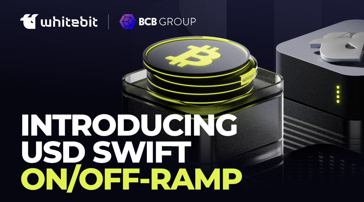 WhiteBIT Expands Fiat Access with USD SWIFT On/Off-Ramp