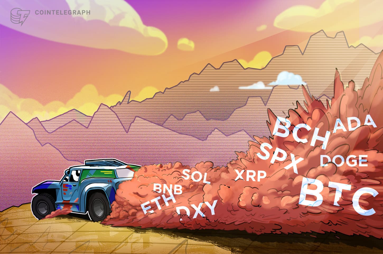 Price predictions 2/16: SPX, DXY, BTC, ETH, BNB, XRP, SOL, DOGE, ADA, BCH
