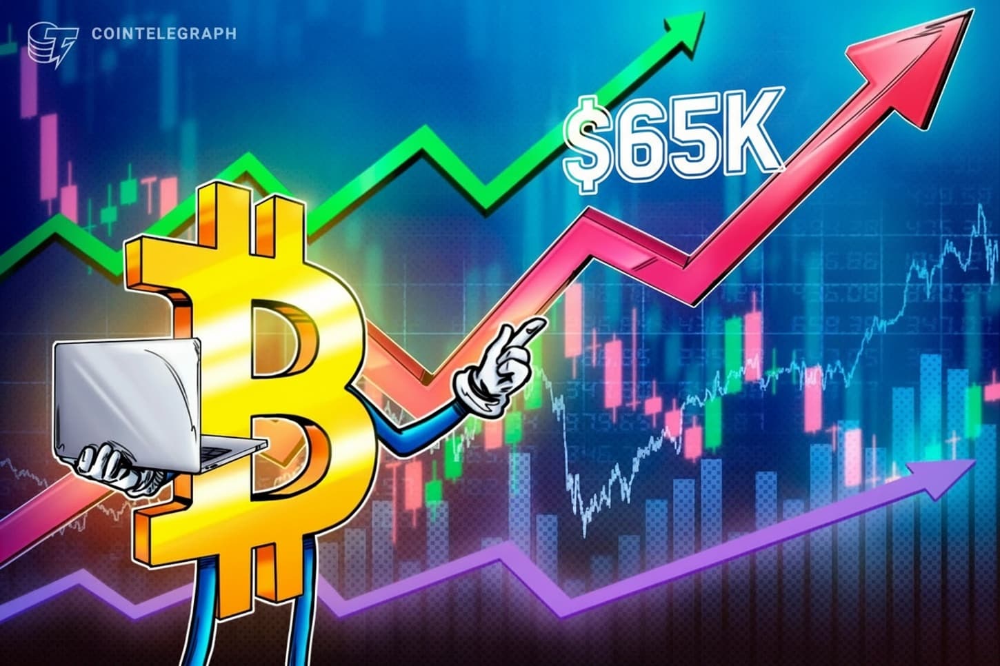 Bitcoin captures $65K after US stocks rebound from AI sell-off: Will it hold?
